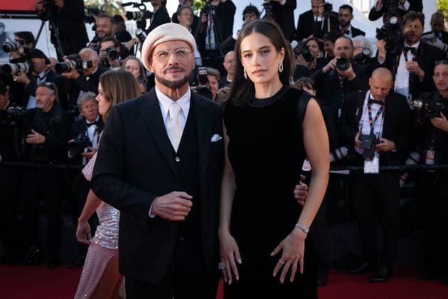 Cannes Karma Red Carpet LZ John Travolta and Ella Bleu Travolta attending the red carpet screening of Karma during the 79th Cannes Film Festival in Cannes on May 15, 2026. Photo by Laurent Zabulon ABACAPRESS.COM Cannes  Copyright: xZabulonxLaurentx