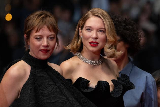 Cannes Gentle Monster Red Carpet LZ Lea Seydoux attending the red carpet screening of Gentle Monster during the 79th Cannes Film Festival in Cannes on May 15, 2026. Photo by Laurent Zabulon ABACAPRESS.COM Cannes  Copyright: xZabulonxLaurentx