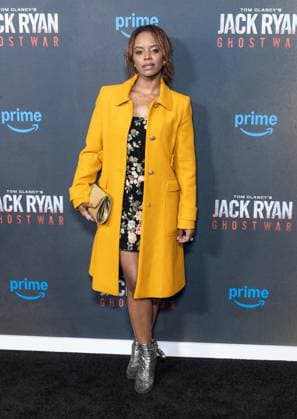 May 15, 2026, Bronx, New York, USA: New York, NY, May 15, 2026: Krystal Joy Brown attends World Premiere of Amazon MGM Studios Tom Clancy s Jack Ryan: Ghost War at Regal Times Square Bronx USA  - ZUMAr339 20260515_znp_r339_008 Copyright: xLevxRadinx