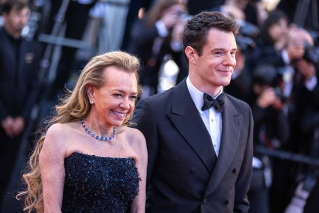 May 15, 2026, Cannes, France, France: Swiss co-President of chopard Caroline Scheufele and British actor Connor Swindells attends the red carpet of Karma at the 79th Cannes Film Festival in Cannes, France. Cannes France  - ZUMAs197 20260515_aaa_s197_510 Copyright: xMarcoxBaradax