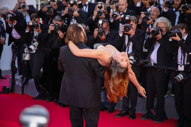 May 15, 2026, Cannes, France, France: Laetitia Casta and Vincent Macaigne attend the red carpet of Karma at the 79th Cannes Film Festival in Cannes, France. Cannes France  - ZUMAs197 20260515_aaa_s197_547 Copyright: xMarcoxBaradax