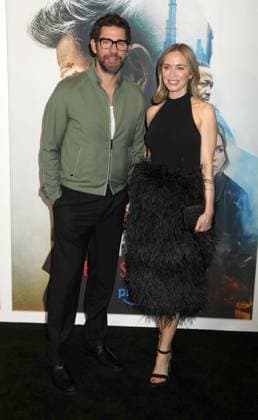 May 15, 2026, New York, New York, USA: Actors JOHN KRASINSKI and EMILY BLUNT seen during the red carpet arrivals for Amazon MGM Studios Tom Clancy s Jack Ryan - Ghost War World Premiere held at Regal Times Square. New York USA  - ZUMAk03_ 20260515_zaf_k03_013 Copyright: xNancyxKaszermanx