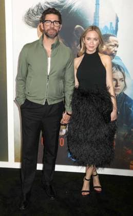 May 15, 2026, New York, New York, USA: Actors JOHN KRASINSKI and EMILY BLUNT seen during the red carpet arrivals for Amazon MGM Studios Tom Clancy s Jack Ryan - Ghost War World Premiere held at Regal Times Square. New York USA  - ZUMAk03_ 20260515_zaf_k03_015 Copyright: xNancyxKaszermanx