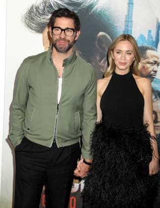 May 15, 2026, New York, New York, USA: Actors JOHN KRASINSKI and EMILY BLUNT seen during the red carpet arrivals for Amazon MGM Studios Tom Clancy s Jack Ryan - Ghost War World Premiere held at Regal Times Square. New York USA  - ZUMAk03_ 20260515_zaf_k03_016 Copyright: xNancyxKaszermanx