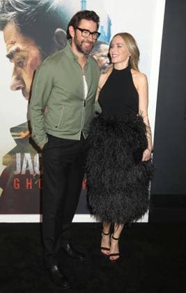 May 15, 2026, New York, New York, USA: Actors JOHN KRASINSKI and EMILY BLUNT seen during the red carpet arrivals for Amazon MGM Studios Tom Clancy s Jack Ryan - Ghost War World Premiere held at Regal Times Square. New York USA  - ZUMAk03_ 20260515_zaf_k03_009 Copyright: xNancyxKaszermanx