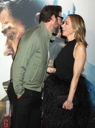 May 15, 2026, New York, New York, USA: Actors JOHN KRASINSKI and EMILY BLUNT seen during the red carpet arrivals for Amazon MGM Studios Tom Clancy s Jack Ryan - Ghost War World Premiere held at Regal Times Square. New York USA  - ZUMAk03_ 20260515_zaf_k03_011 Copyright: xNancyxKaszermanx