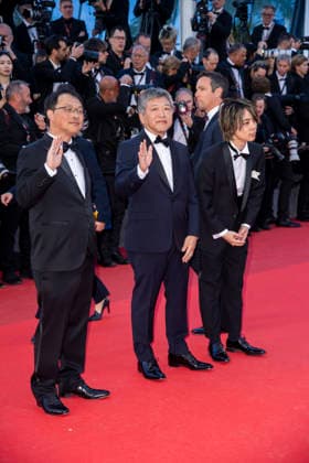 79th Cannes Film Festival Red carpet of the movie -Karma- part 1 Palais des Festivals - Cannes, France Koji Fukada;Hirokazu Kore-Eda;Kohei Kadowaki 79th Cannes Film Festival Red carpet of the movie -Karma- part 1 Palais des Festivals - Cannes, France 15th May 2026 SGPItalia id 134688_040 *Not Exclusive  Copyright: xSGPx