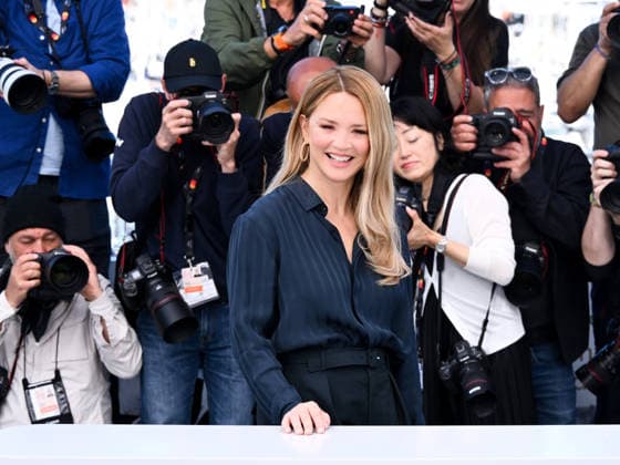 IPA84742697 - Cannes, 79th Cannes Film Festival 2026, Day 5, Photocall film Soudain (All Of A Sudden). Pictured is Virginie Efira  Copyright: xAlbertoxTerenghix xPoolxPhotoxEventsx07x 84742697