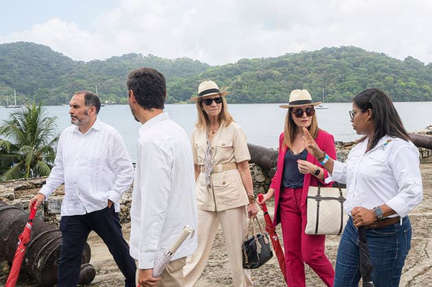 15-05-2026 Panama Princess Elena de Borbon visits with the El Cristo Negro Church, Forts, Fundacion Bahia de Portobelo, Escuelita del Ritmo, Casa de la Cultura Congo y El Otro Lado Private retreat on May 5, 2026 in Portobelo, Panama. No Spain Â  Copyright: xPPEx