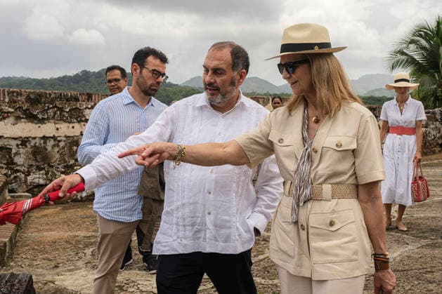 15-05-2026 Panama Princess Elena de Borbon visits with the El Cristo Negro Church, Forts, Fundacion Bahia de Portobelo, Escuelita del Ritmo, Casa de la Cultura Congo y El Otro Lado Private retreat on May 5, 2026 in Portobelo, Panama. No Spain Â  Copyright: xPPEx