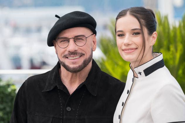 Propeller One Way Night Coach Photocall at 79th Festival de Cannes - Cannes, France CANNES, FRANCE. May 16, 2026: John Travolta & daughter Ella Bleu Travolta at the photocall for Propeller One Way Night Coach at the 79th Festival de Cannes. Picture: Paul Smith Featureflash Cannes France  Copyright: xPaulxSmithx xFeatureflashx