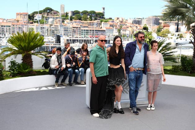 May 16, 2026, Cannes, Cote D azur, France: Cast of whom CHARLOTTE LE BON, WOODY HARRELSON, QUENTIN DUPIEUX and KRISTEN STEWART during the Full Phil photocall at the 79th Annual Cannes Film Festival at Palais des Festivals in Cannes, France. Cannes France - ZUMAc179 20260516_zep_c179_077 Copyright: xMickaelxChavetx