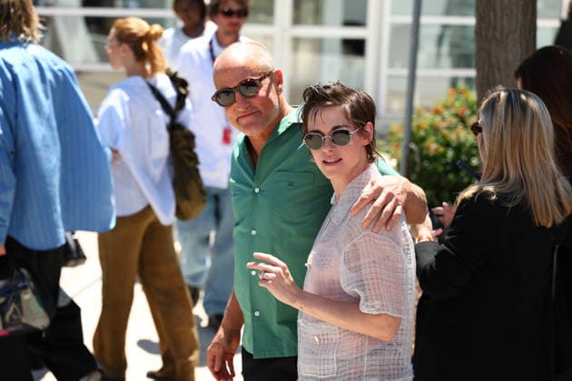 May 16, 2026, Cannes, Cote D azur, France: WOODY HARRELSON and KRISTEN STEWART depart the Full Phil photocall at the 79th Annual Cannes Film Festival at Palais des Festivals in Cannes, France. Cannes France - ZUMAc179 20260516_zep_c179_048 Copyright: xMickaelxChavetx