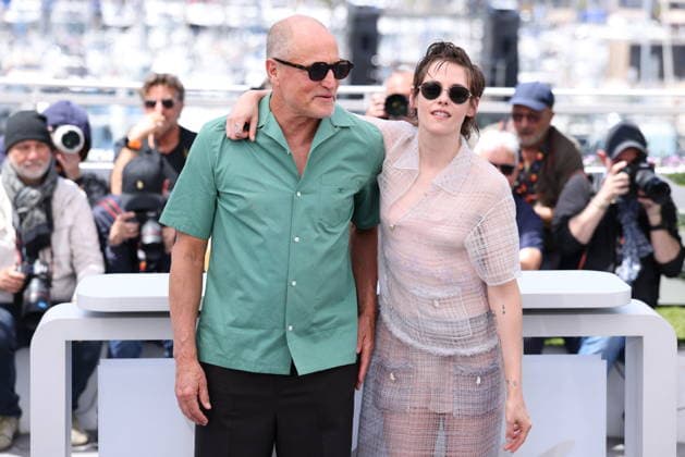 Cannes - Full Phil Photocall JD Woody Harrelson and Kristen Stewart attending the Full Phil photocall during the 79th annual Cannes Film Festival at Palais des Festivals on May 16, 2026 in Cannes, France. Photo by Jerome Domine ABACAPRESS.COM Cannes France  Copyright: xDominexJerome ABACAx