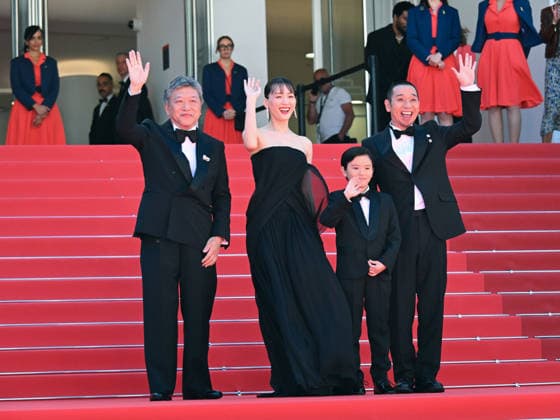 Internationale Filmfestspiele von Cannes, Sheep in the Box Premiere IPA84750874 - Cannes, 79th Cannes Film Festival 2026, Evening 5. Red carpet Film HEEP IN THE BOX. Pictured are Hirokazu Kore eda, Haruka Ayase  Copyright: xManuelexMangiarottix xPoolxPhotoxEventsx07x 84750874