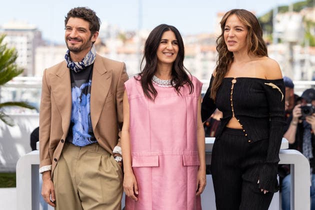 Niels Schneider, Géraldine Nakache and Monia Chokri at the photocall of the film Si Tu Penses Bien Think Good at the 79th International Film Festival in Cannes, France on May 16, 2026 Jacovides Moreau Bestimage Si Tu Penses Bien Think Good photocall at the 79th annual Cannes Film Festival at Palais des Festivals on May 16, 2026 in Cannes, France Cannes France  Copyright: xJACOVIDES-MOREAUx xBESTIMAGExJACOVIDES-MOREAUx xBESTIMAGEx