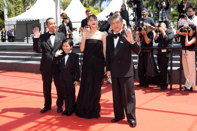 Sheep In The Box screening during the 79th Cannes Film Festival Daigo, Haruka Ayase, Hinata Hiiragi, Hirokazu Kore-eda - the Sheep In The Box screening during the 79th annual Cannes Film Festival at Palais des Festivals on May 16, 2026 in Cannes, France.  Copyright: x Chassery+Courdjix