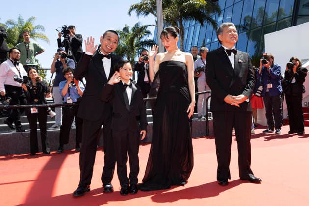 Sheep In The Box screening during the 79th Cannes Film Festival Daigo, Haruka Ayase, Hinata Hiiragi, Hirokazu Kore-eda - the Sheep In The Box screening during the 79th annual Cannes Film Festival at Palais des Festivals on May 16, 2026 in Cannes, France.  Copyright: x Chassery+Courdjix