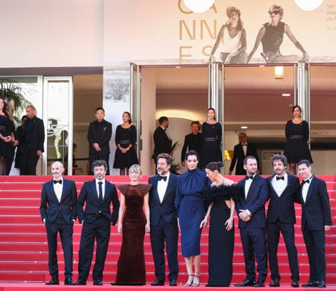 May 16, 2026, Cannes, Cote D azur, France: Cast of whom MARINA FOoÂS, RODRIGO SOROGOYEN, VICTORIA LUENGO, JAVIER BARDEM, ISABEL PENA, RAoÅ¡L ARo°VALO, EDUARDO VILLANEUVA and GUILLERMO FARRo° on the red carpet for the screening of THE BELOVED at the 79th Annual Cannes Film Festival at Palais des Festivals in Cannes, France Cannes France - ZUMAc179 20260516_zep_c179_163 Copyright: xMickaelxChavetx