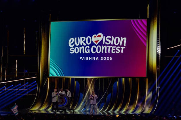 Eurovision Song Contest 2025 Grand Final, 16.05.2026 VIENNA, AUSTRIA - 16 MAY 2026: Image shows Eurovision 2026 stage in Vienna during Eurovision Song Contest 2025 Grand Final at Wiener Stadthalle on 16 05 2026 in Vienna, Austria. Vienna Wiener Stadthalle Austria *** Eurovision Song Contest 2025 Grand Final, 16 05 2026 VIENNA, AUSTRIA 16 MAY 2026 Image shows Eurovision 2026 stage in Vienna during Eurovision Song Contest 2025 Grand Final at Wiener Stadthalle on 16 05 2026 in Vienna, Austria Vienna Wiener Stadthalle Austria Copyright: xBEAUTIFULxSPORTS Froehlichx