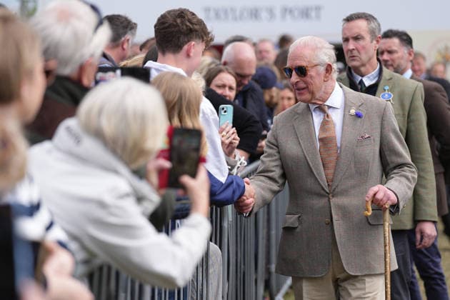 Royal Windsor Horse Show Day Three King Charles attends Day Three of the Royal Windsor Horse Show, at Windsor Great Park, Windsor, Berkshire, UK, on the 16th May 2026. Picture by James Whatling Windsor Windsor Great Park Berkshire United Kingdom  WHA-0820