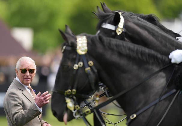Royal Windsor Horse Show Day Three King Charles attends Day Three of the Royal Windsor Horse Show, at Windsor Great Park, Windsor, Berkshire, UK, on the 16th May 2026. Picture by James Whatling Windsor Windsor Great Park Berkshire United Kingdom  WHA-0820