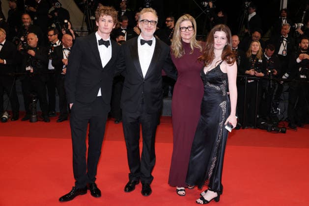 Cannes - Paper Tiger Red Carpet JD Alexandra Dickson Gray, James Gray with kids leaving the Paper Tiger screening on the red carpet during the 79th annual Cannes Film Festival at Palais des Festivals on May 16, 2026 in Cannes, France. Photo by Jerome Domine ABACAPRESS.COM Cannes France  Copyright: xDominexJerome ABACAx