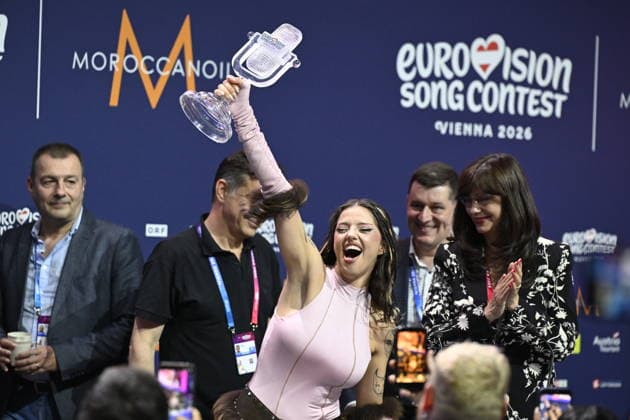 VIENNA, AUSTRIA 20260516 The 2026 Eurovision Song Contest winner Dara representing Bulgaria with the entry Bagaranga during the final of the 70th Eurovision Song Contest (ESC) at the Wiener Stadthalle in Vienna, Austria, Saturday, May 16, 2026. WIEN AUSTRIA x10070x *** VIENNA, AUSTRIA 20260516 The 2026 Eurovision Song Contest winner Dara representing Bulgaria with the entry Bagaranga during the final of the 70th Eurovision Song Contest ESC at the Wiener Stadthalle in Vienna, Austria, Saturday, May 16, 2026 VIENNA AUSTRIA x10070x  Copyright: xJessicaxGow TTx EUROVISION 2026 FINAL 156OCcecDxA