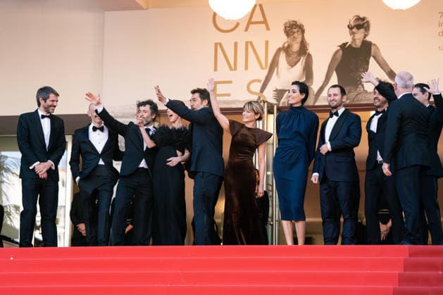 May 16, 2026, Cannes, France: J A guest, Rodrigo Sorogoyen, Marina Fois, Javier Bardem, Isabel Pena, Victoria Luengo, Raul Arevalo, Eduardo Villaneuva and Guillermo Farre attend the El Ser Querido (The Beloved) screening during the 79th annual Cannes Film Festival at Palais des Festivals on May 16, 2026 in Cannes, France. Cannes France - ZUMAs197 20260516_aaa_s197_402 Copyright: xLounisxTiarx