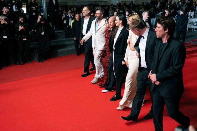 Full Phil Screening - The 79th Annual Cannes Film Festival (L-R) Quentin Dupieux, Eric Wareheim, Woody Harrelson, Kristen Stewart, Charlotte Le Bon, Emma Mackey, Tim Heidecker and Hugo Selignac attend the Full Phil screening during the 79th annual Cannes Film Festival at Palais des Festivals on May 16, 2026 in Cannes, France. Cannes France Copyright: xLounisxTiarx DSC02202