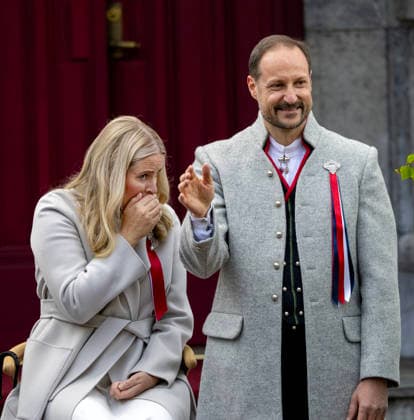17-05-2026 Skaugum Princess Mette-Marit and Prince Haakon celebrating the national day at the residence in Skaugum in Asker, Norway. Â  Copyright: xPPEx