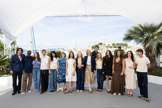 Thibault Bonenfant, Mamadou Sidibé, Louise Labèque, Victor Bonnel, Léa Léviant, Maïwene Barthelemy, Tess Barthélémy daughter of J Godrèche , Annie Ernaux, director J Godrèche, François Xavier Raffier, Manon Valentin, Esther Archambault, Anja Verderosa, Marie Bucas Français, Lancelot Courciéras au photocall du film Mémoire de Fille Un Certain Regard lors du 79ème Festival International du Film de Cannes 12 23 mai 2026, le 17 mai 2026 Jacovides Moreau Bestimage Photocall for Memoire de Fille Un Certain Regard at the 79th Cannes International Film Festival, on May 17th, 2026 Cannes France Copyright: xJACOVIDES-MOREAUx xBESTIMAGExJACOVIDES-MOREAUx xBESTIMAGEx
