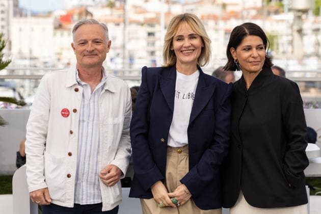 Marc Missonnier, la réalisatrice Judith Godrèche, Carole Lambert au photocall du film Mémoire de Fille Un Certain Regard lors du 79ème Festival International du Film de Cannes 12 23 mai 2026, le 17 mai 2026 Jacovides Moreau Bestimage Photocall for Memoire de Fille Un Certain Regard at the 79th Cannes International Film Festival, on May 17th, 2026 Cannes France  Copyright: xJACOVIDES-MOREAUx xBESTIMAGExJACOVIDES-MOREAUx xBESTIMAGEx