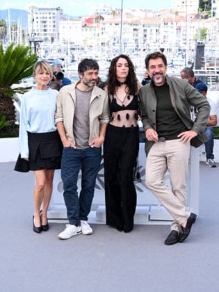 IPA84780830 - Cannes, 79th Cannes Film Festival 2026, Day 6. Photocall of the film EL SER QUERIDO (THE BELOVED). Marina FoÃ¯s, Victoria Luengo, Rodrigo Sorogoyen, Javier Bardem are pictured.  Copyright: xAlbertoxTerenghix xPoolxPhotoxEventsx07x 84780830