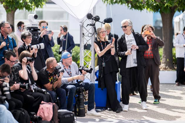Cannes I ll Be Gone in June Photocall EB German producer Wim Wenders during a photocall of the film I ll Be Gone in June at the 79th edition of the Cannes Film Festival in Cannes, southern France on May 17, 2026. Photo by Eliot Blondet ABACAPRESS.COM Cannes France France  Copyright: xBlondetxEliot ABACAx