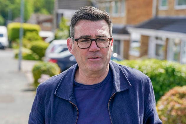 May 17, 2026, Ashton- In-Makerfield, Greater Manchester, UK: Ashton- in-Makerfield, UK. Mayor of Greater Manchester ANDY BURNHAM is seen campaigning in Ashton-in-Makerfield, North West England. Burnham has announced he will stand in the Makerfield by-election, with a view to challenging current Prime Minister, Keir Starmer if he wins. Ashton- In-Makerfield UK  - ZUMAl94_ 20260517_zaf_l94_011 Copyright: xIoannisxAlexopoulosx