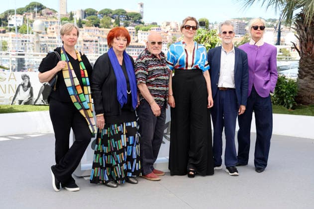 Jenny Erpenbeck, Regina Ziegler, Volker Schlöndorff, Martina Gedeck, Ulrich Matthes und Susanne Wolff beim Photocall zum Kinofilm Heimsuchung Visitation auf dem Festival de Cannes 2026 79. Internationale Filmfestspiele von Cannes am Palais des Festivals. Cannes, 17.05.2026