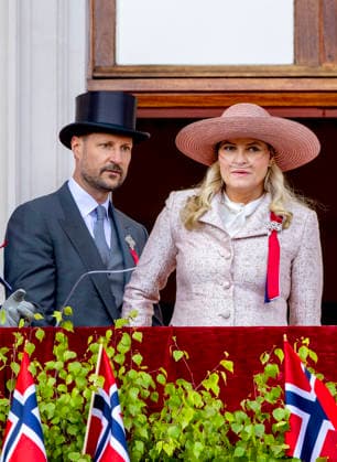 17-05-2026 Oslo Crown Princess Mette-Marit, Crown Prince Haakon during the national day on the balcony of the royal palace in Oslo. Â  Copyright: xPPEx
