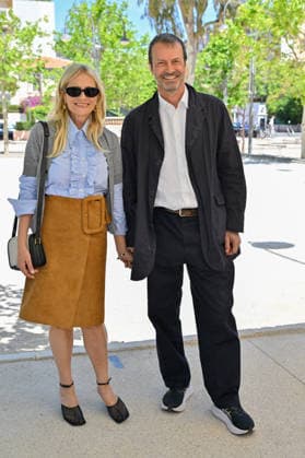 Cannes AMI Paris Lunch Isabella Ferrari and Andrea Occhipinti attending the AMI Paris Lunch at Fred L Ecailler during 79th Cannes Film Festival in Cannes, France on May 17, 2026. Photo by Julien Reynaud APS-Medias ABACAPRESS.COM Cannes France  Copyright: xReynaudxJulien APS-Medias ABACAx