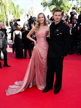 IPA84792932 - Cannes, 79th Cannes Film Festival 2026, Evening 6. Red Carpet film Garance. Pictured: Nathalie Ludwig, Alexander Ludwig  Copyright: xTerenghi Ipa-Agency.netx xPoolxPhotoxEventsx07x 84792932