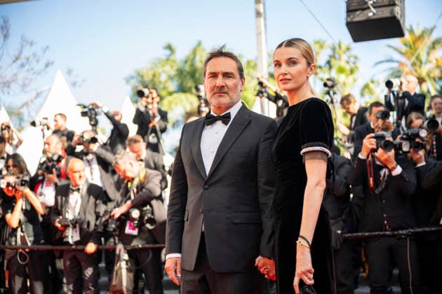 Cannes Moulin Red Carpet EB Alizée Guinochet and Gilles Lellouche depart the Moulin screening during the 79th annual Cannes Film Festival at Palais des Festivals on May 17, 2026 in Cannes, France. Photo by Eliot Blondet ABACAPRESS.COM Cannes France France  Copyright: xBlondetxEliot ABACAx