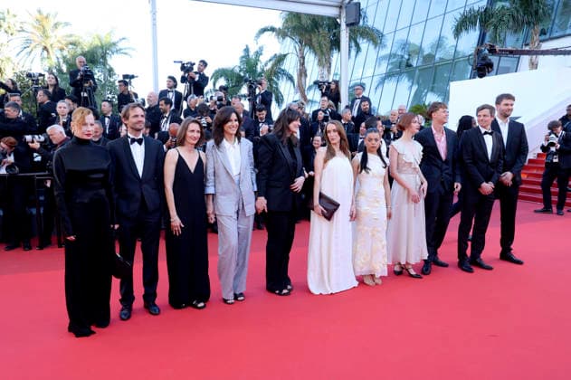 Birgit Minichmayr, David Bohun, Lixi Frank, Sandra Wollner, Viktoria Stolpe, Timm Kröger und das Team von Everytime bei der Premiere des Kinofilms Garance Another Day auf dem Festival de Cannes 2026 79. Internationale Filmfestspiele von Cannes im Palais des Festivals. Cannes, 17.05.2026