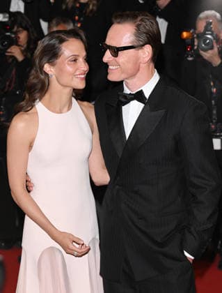 German- Irish actor Michael Fassbender and Swedish actress Alicia Vikander attend the premiere of Hope at the 79th Cannes Film Festival in Cannes, France on Sunday, May 17, 2026.  CAN20260517183 RUNExHELLESTAD