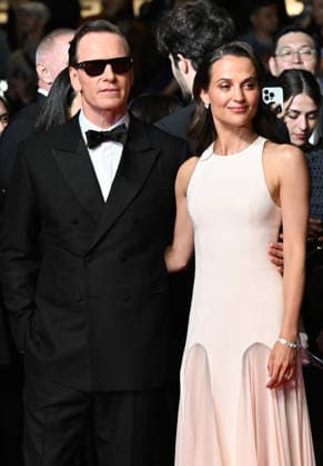 German- Irish actor Michael Fassbender and Swedish actress Alicia Vikander attend the premiere of Hope at the 79th Cannes Film Festival in Cannes, France on Sunday, May 17, 2026.  CAN20260517188 RUNExHELLESTAD