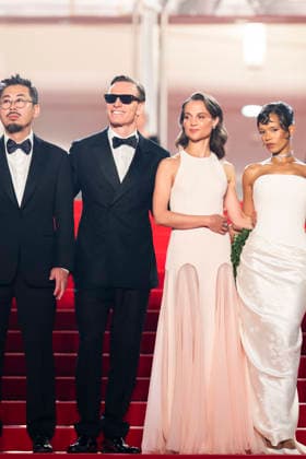 Cannes Hope Red Carpet EB Michael Fassbender and Alicia Vikander attend the Hope screening during the 79th annual Cannes Film Festival at Palais des Festivals on May 17, 2026 in Cannes, France. Photo by Eliot Blondet ABACAPRESS.COM Cannes France France  Copyright: xBlondetxEliot ABACAx
