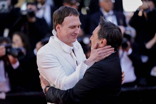 79ème Festival International du Film de Cannes Montee Garance 79th International Cannes Film Festival Red Carpet Garance with 456276 2026 05 17 Lellouche, Gilles Eidinger, Lars  Copyright: xLionelxGuericolas MPPx STAR_456276_006
