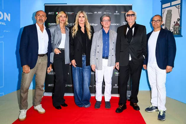 79th Cannes Film Festival Press Conference of Filming Italy Sardegna Festival Majestic Hotel - Cannes, France Nicola Corigliano;Sveva Alviti;Tiziana Rocca;Nicola Claudio;?;Andrea Agostini 79th Cannes Film Festival Press Conference of Filming Italy Sardegna Festival Majestic Hotel - Cannes, France 17th May 2026 SGPItalia id 134688_067 *Not Exclusive  Copyright: xSGP