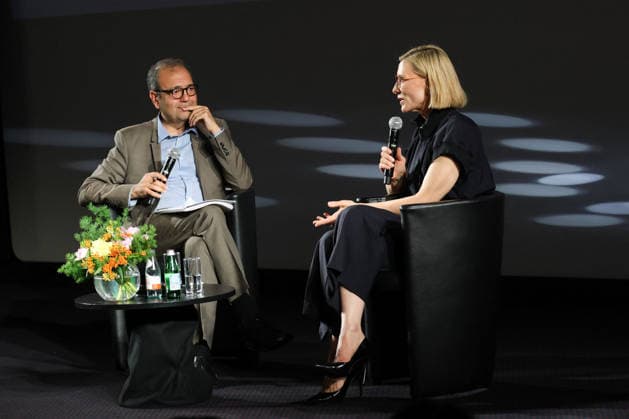 Didier Allouch Masterclass by Cate Blanchett at the Palais des Festivals during the 79th Cannes International Film Festival May 17, 2026 Isabelle Vauthier Pool Bestimage 79ème Festival International du Film de Cannes 79th International Cannes Film Festival Masterclass Cate Blanchett 456251 2026 05 17 Cannes France Blanchett, Cate Cannes France  Copyright: xOLIVIERxBORDEx xBESTIMAGExOLIVIERxBORDEx xBESTIMAGEx