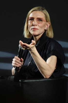 Cate Blanchetts Masterclass at the Palais des Festivals during the 79th Cannes International Film Festival May 17, 2026 Isabelle Vauthier Pool Bestimage 79ème Festival International du Film de Cannes 79th International Cannes Film Festival Masterclass Cate Blanchett 456251 2026 05 17 Cannes France Blanchett, Cate Cannes France  Copyright: xOLIVIERxBORDEx xBESTIMAGExOLIVIERxBORDEx xBESTIMAGEx