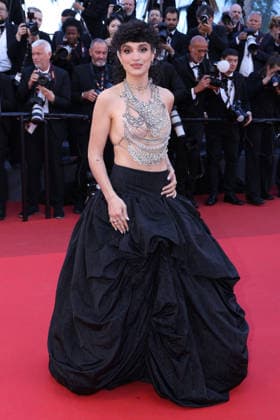 Cannes - Garance Red Carpet JD Camélia Jordana arrive for the screening of the film Garance during the 79th annual Cannes Film Festival at Palais des Festivals on May 17, 2026 in Cannes, France. Photo by Jerome Domine ABACAPRESS.COM Cannes France  Copyright: xDominexJerome ABACAx